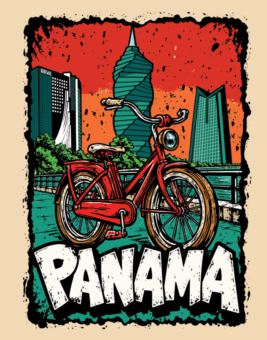 Panama Retro Ride – Tote Bag